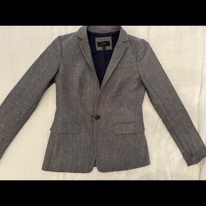 J crew chambray blazer